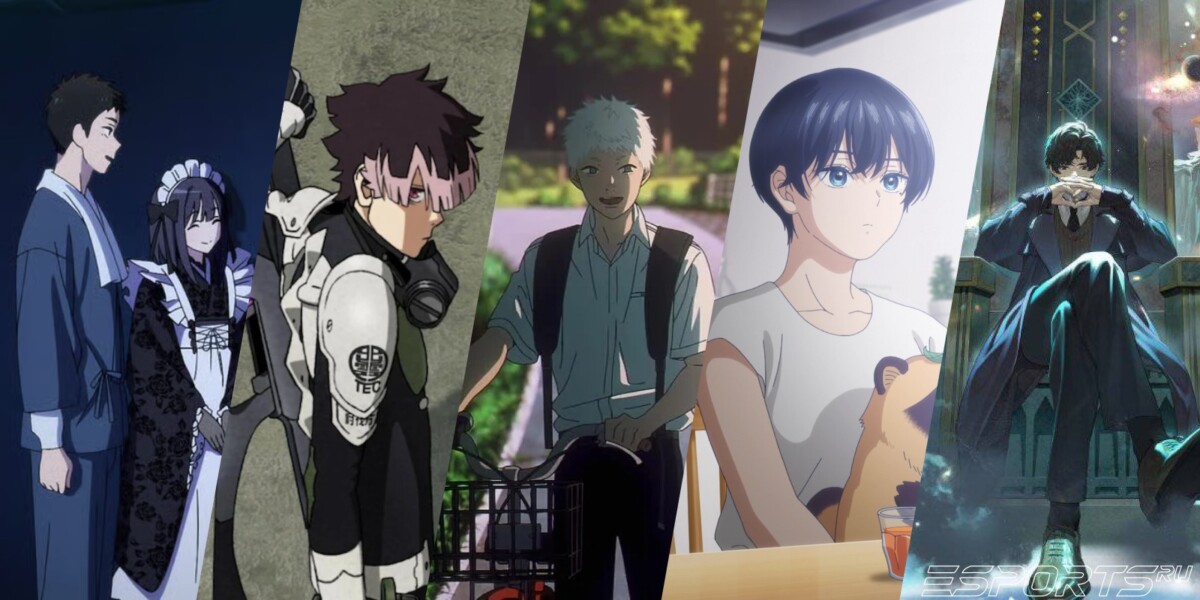 Коллаж аниме-постеров