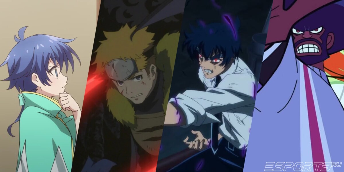 Коллаж аниме-постеров