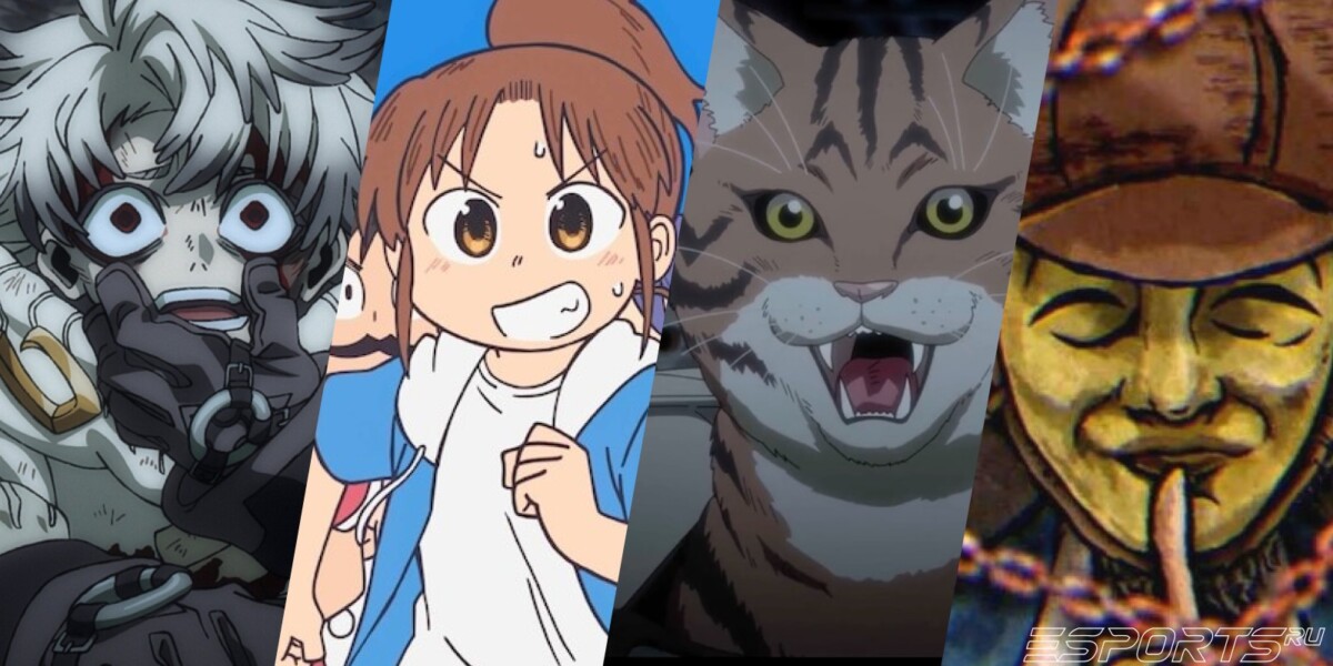 Коллаж аниме-постеров