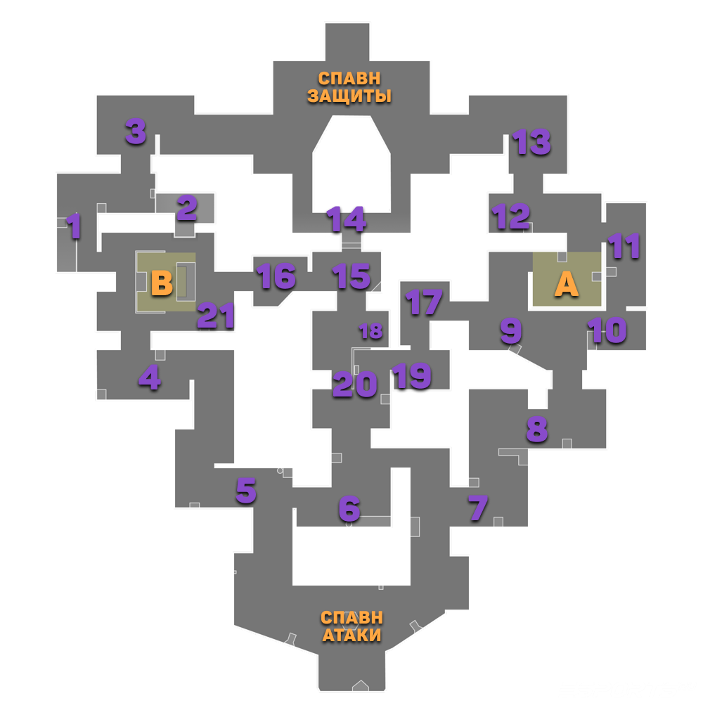 Все позиции на карте Corrode