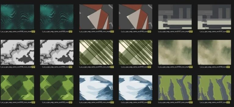 Скриншоты возможных расцветок оружия в Battlefield 6