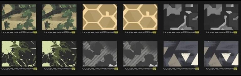 Скриншоты возможных расцветок оружия в Battlefield 6