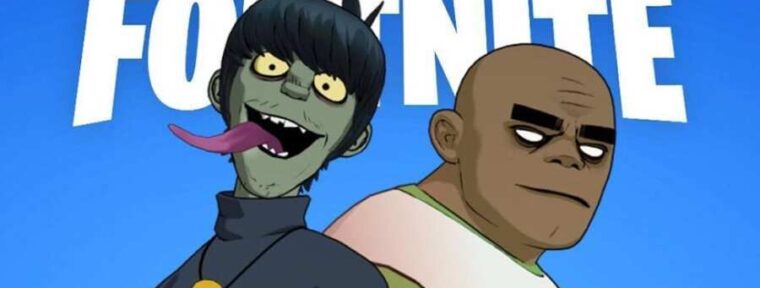 В Fortnite появится коллаборация с Gorillaz