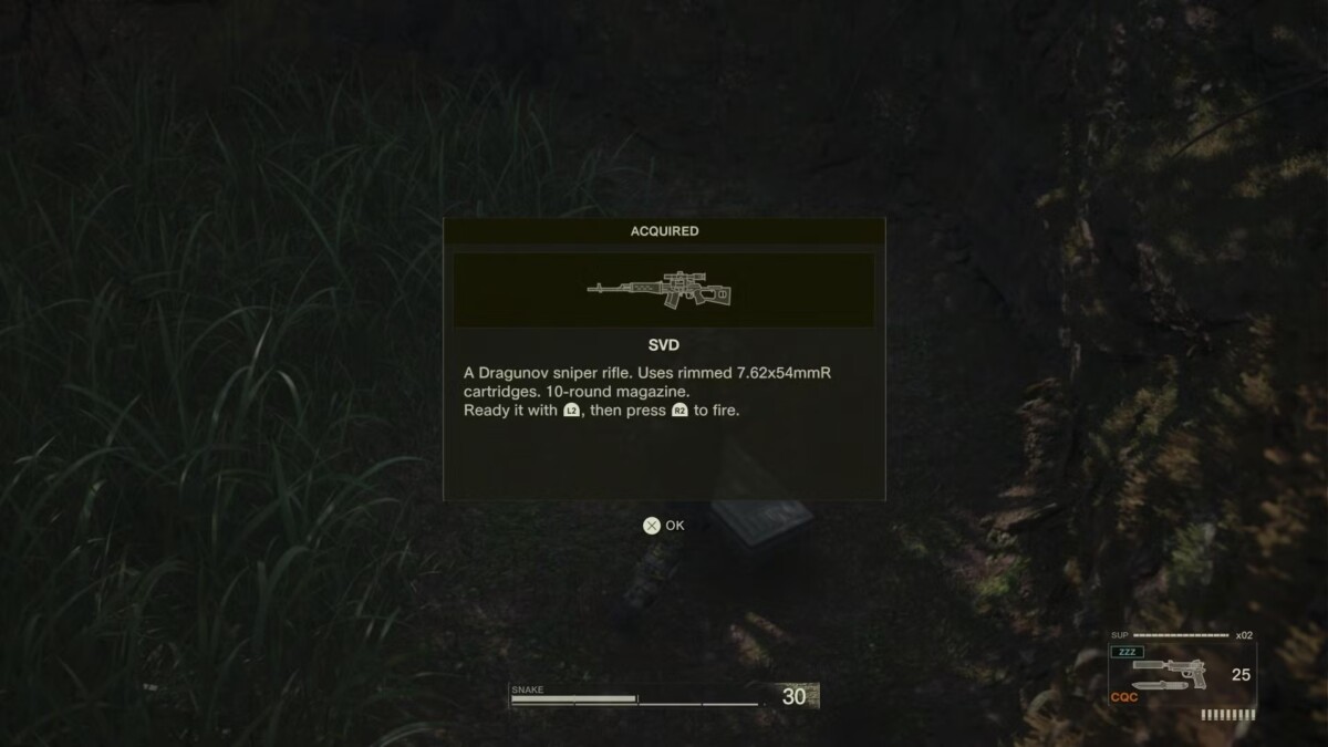 Metal Gear Solid Delta: Snake Eater SVD