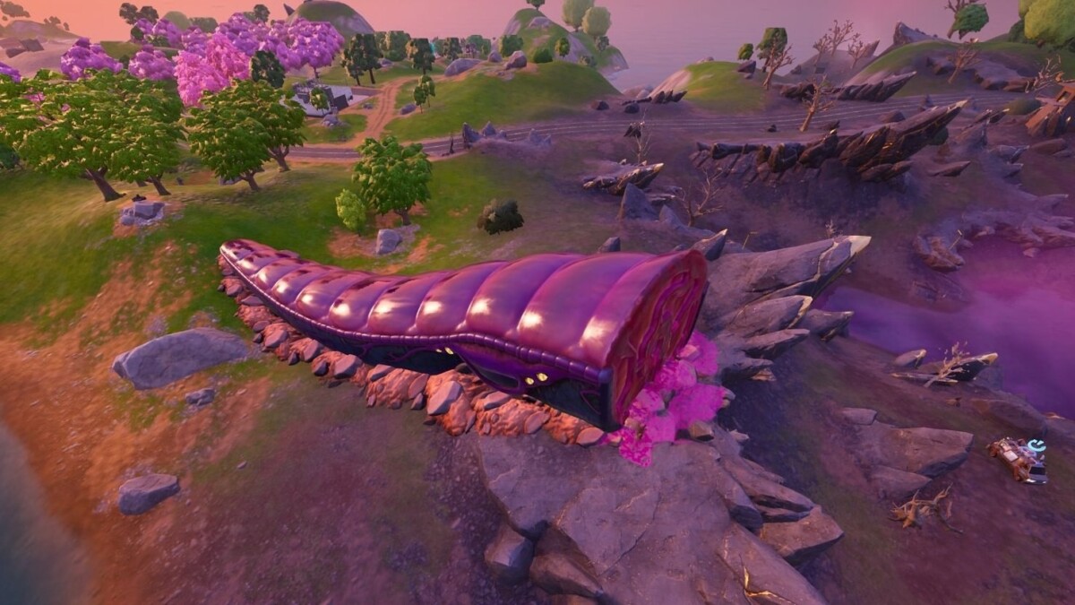 Битва с кракеном в Fortnite