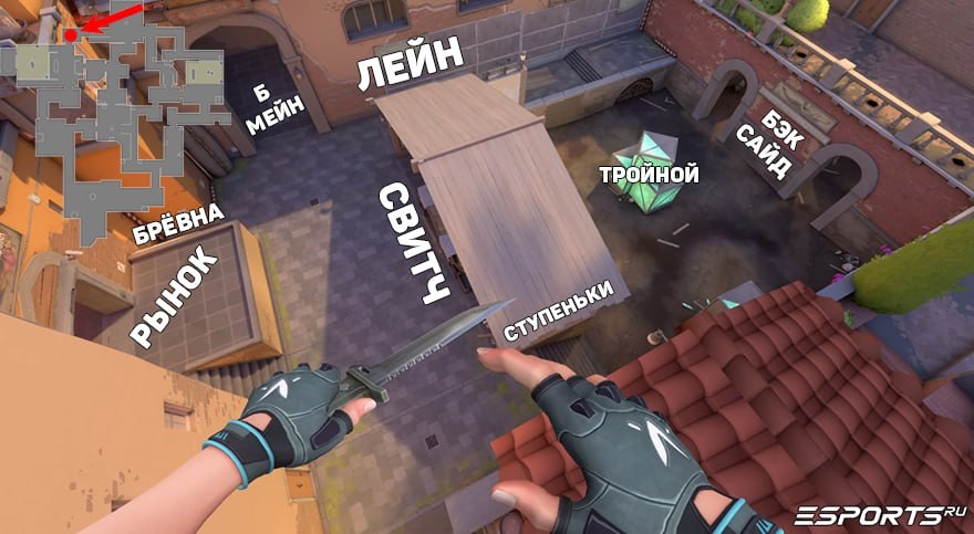 Главные позиции на карте Эншент для точки Б