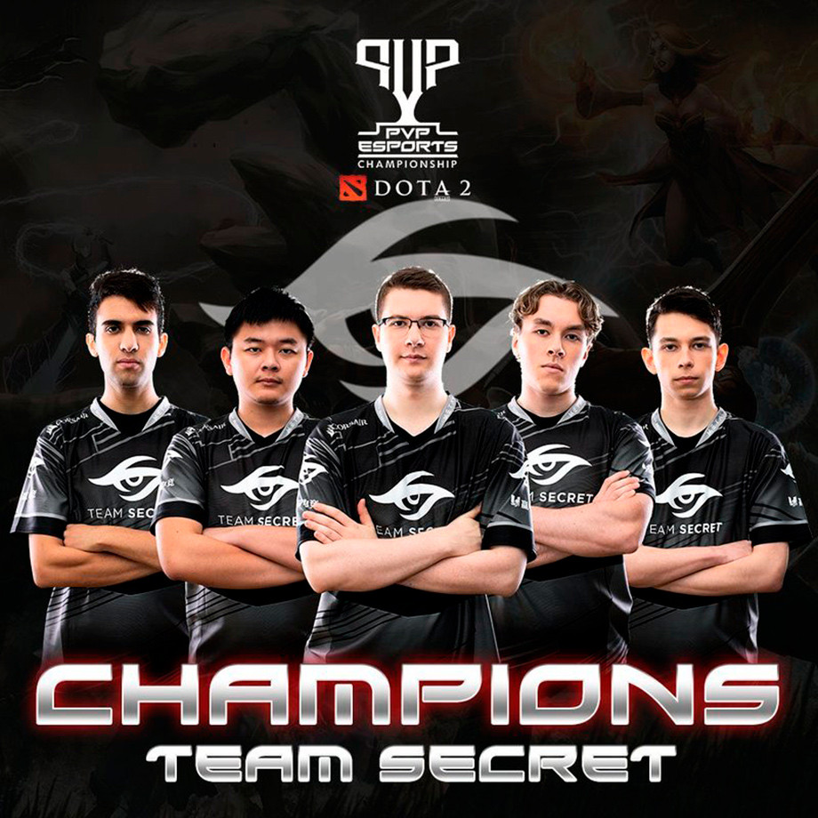 Состав Team Secret победил на PVP Esports Championship
