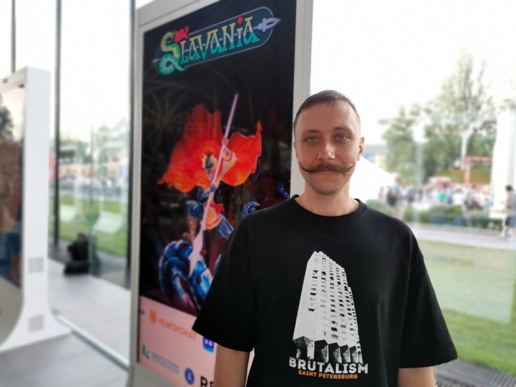 Владимир Аверьянов, один из трёх разработчиков игры Slavania