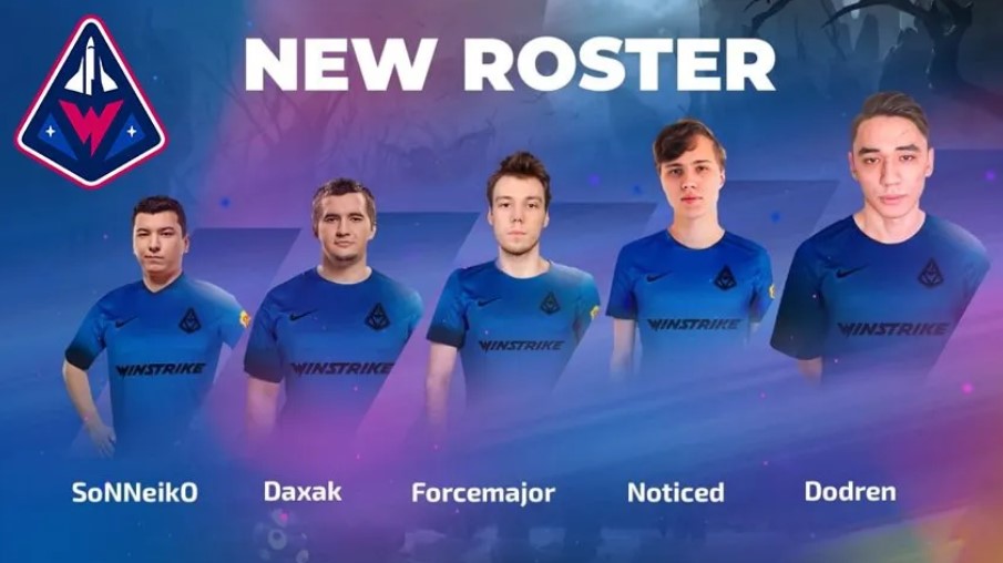 Никита “Daxak” Кузьмин в анонсе Winstrike Team в 2021 году