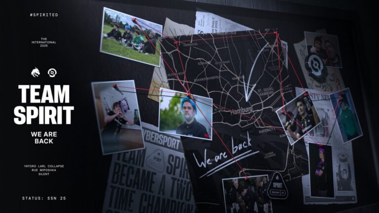 Загрузочный экран 2 Team Spirit компендиум The International 2025
