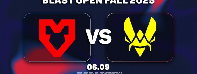Team Vitality вышли в финал BLAST Open London 2025 после победы над MOUZ