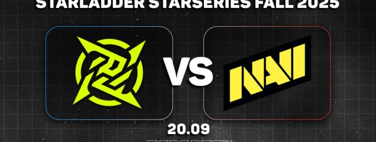 Natus Vincere обыграли NiP на StarLadder StarSeries Fall 2025