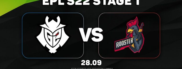 G2 Esports обыграли Rooster на ESL Pro League Season 22