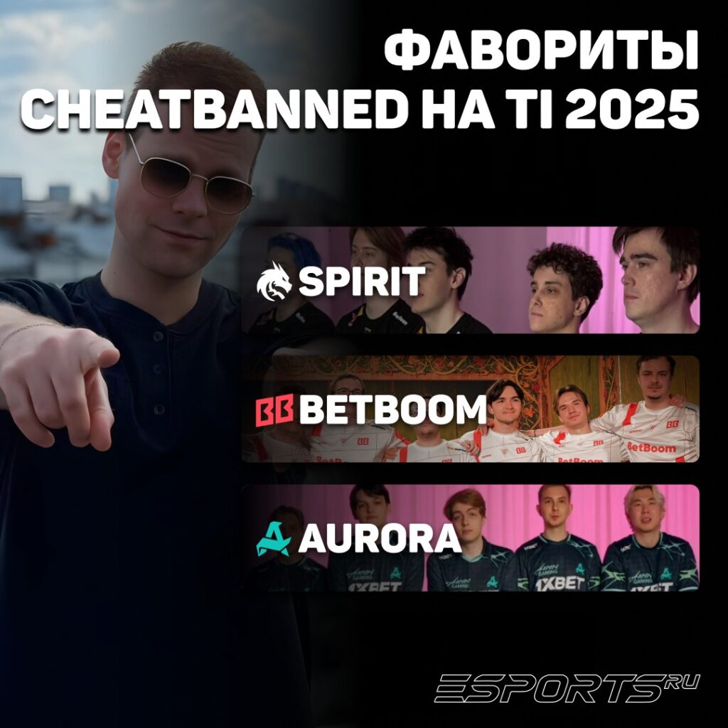 Фавориты cheatbanned на The International 2025