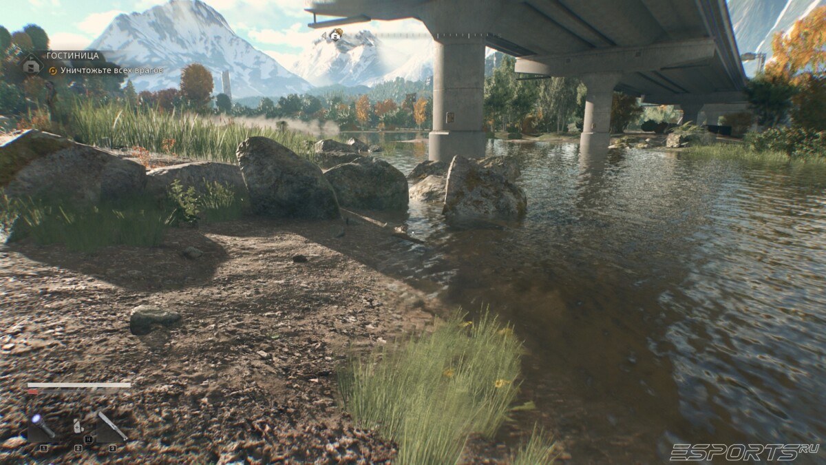 Dying Light: The Beast beaver stick under highway