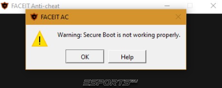 secure boot is not working properly фейсит как решить