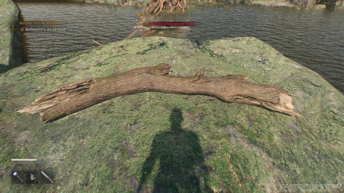 Dying Light: The Beast beaver stick near dam