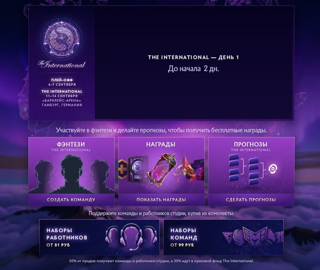 Содержимое в компендиуме к The International 2025