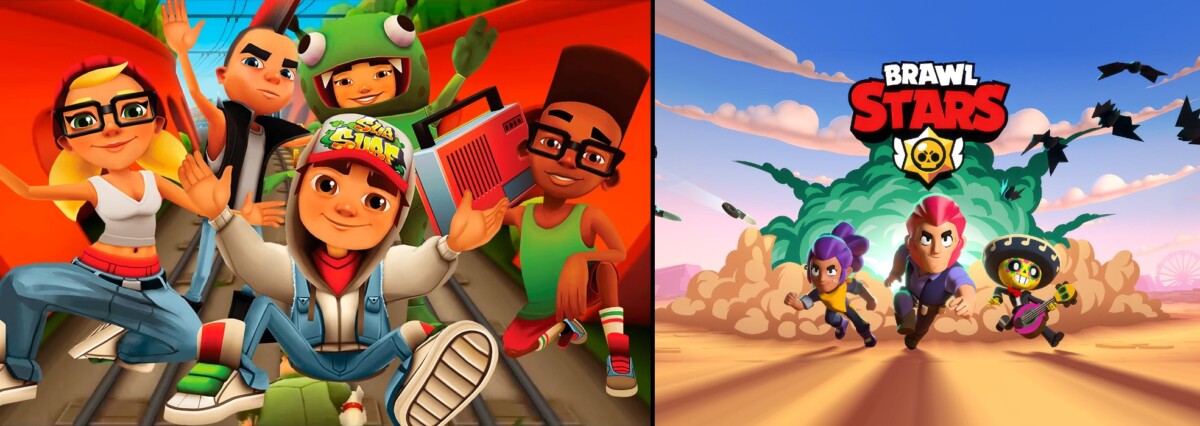 Subway Surfers и Brawl Stars