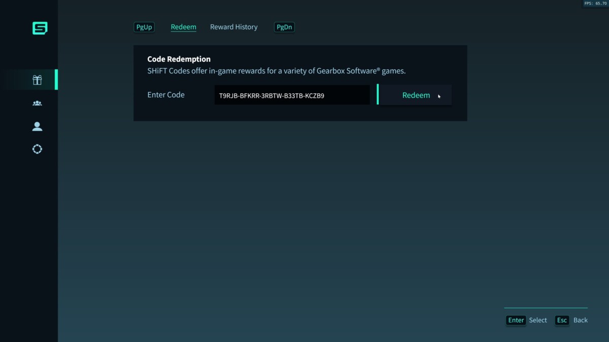 Borderlands 4 SHiFT code activation