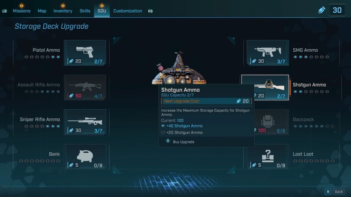 Borderlands 4 ammo upgrade