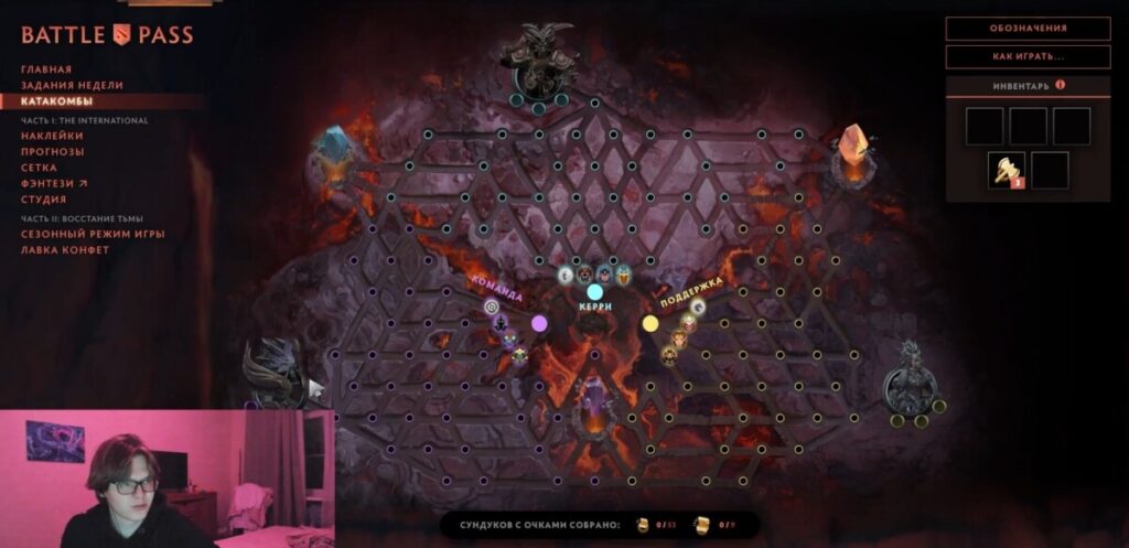 Содержимое в боевом пропуске к The International 2022