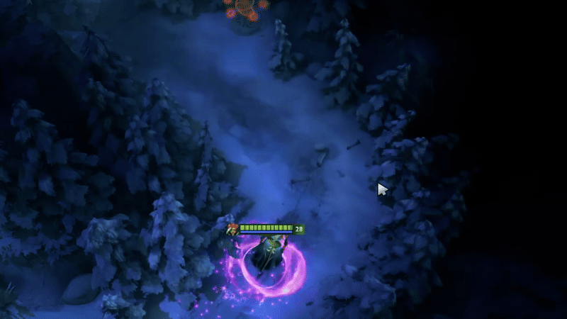 Деревья в шестой локации за которыми находиться нейтральный босс в Boss Survival Adventure