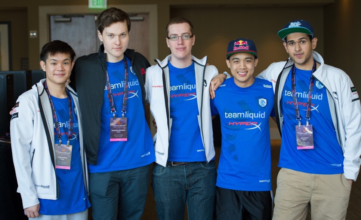 Состав Team Liquid в 2012 году на TI