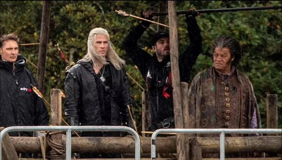 Кадры со съёмок сериала "Ведьмак"