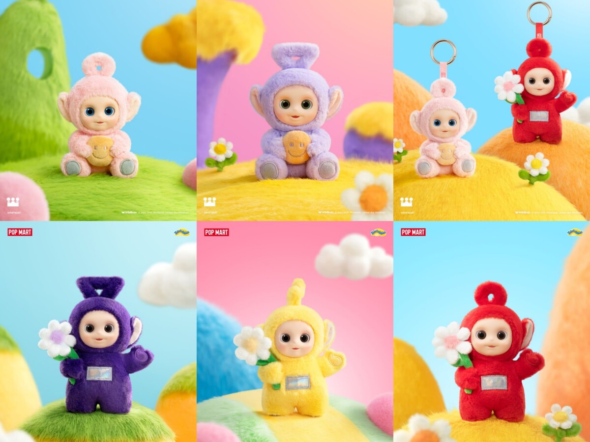 Китайский бренд Pop Mart, известный производством коллекционных фигурок, анонсировал выход новой серии игрушек Say Hello, созданной по мотивам культового британского сериала "Телепузики". Коллекция станет доступна для покупки с 19 сентября.