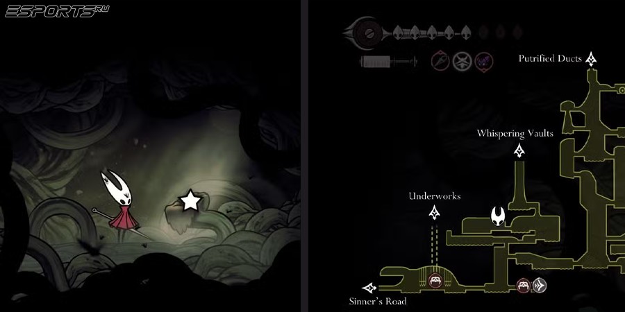 Как найти Скрученный бутон в Hollow Knight: Silksong