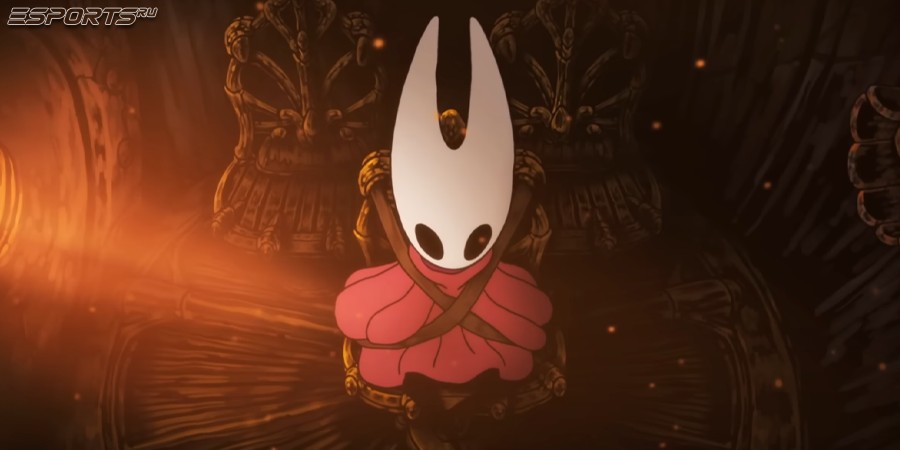 Silksong — Хорнет спускается на колоколе в Бездну