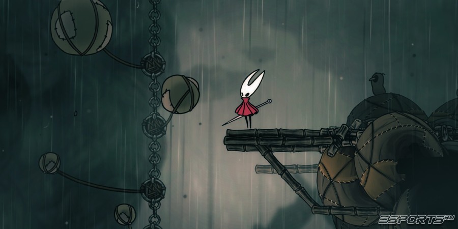 Silksong — парящие на цепях штуковины, по которым надо пого-прыгать