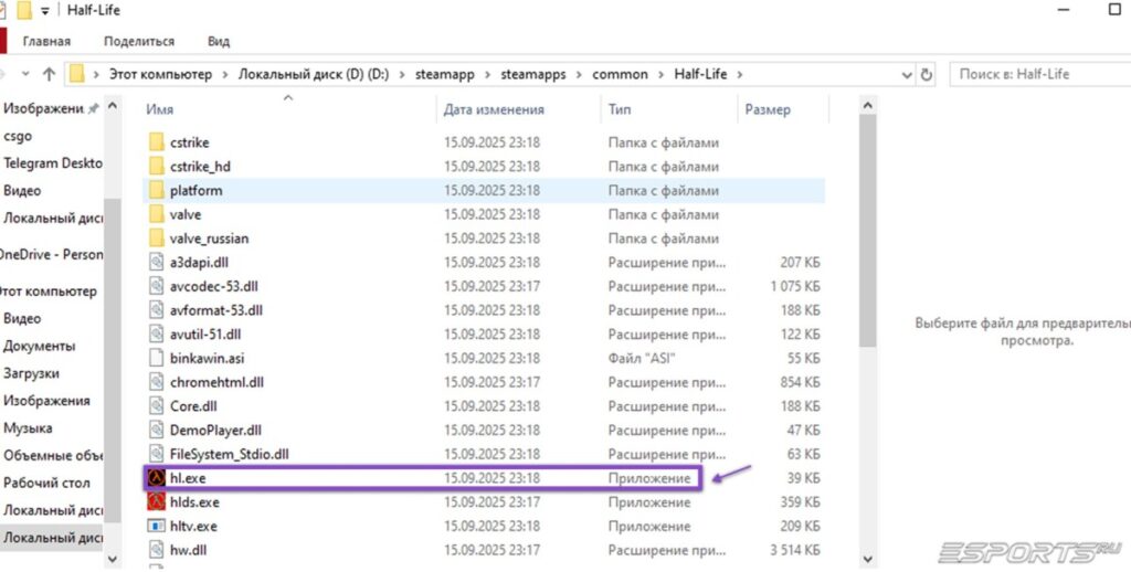Как запустить CS 1.6 через корневую папку