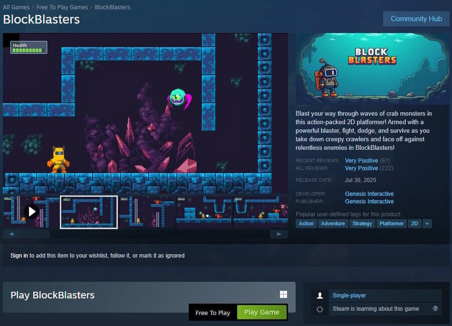 BlockBlasters в Steam