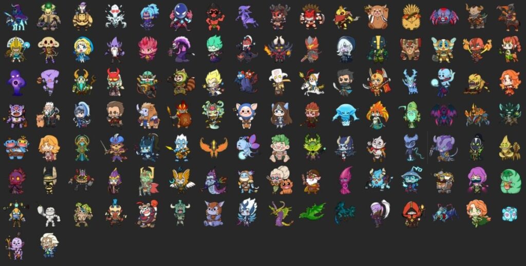 Мультяшные аватары Dota 2