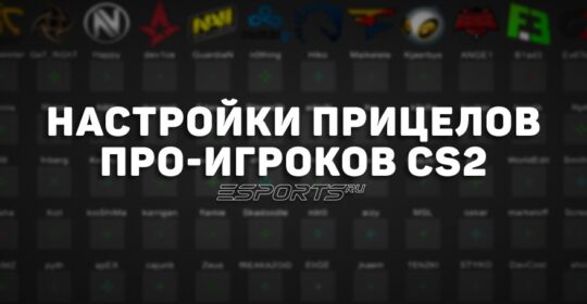 Настройки прицелов про-игроков CS2