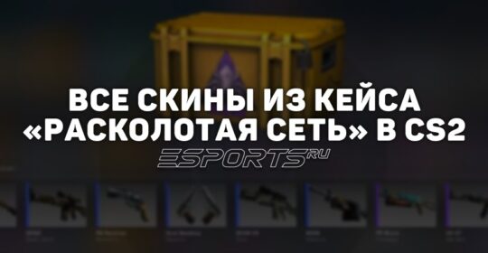 Все скины из кейса «Расколотая сеть» в CS2