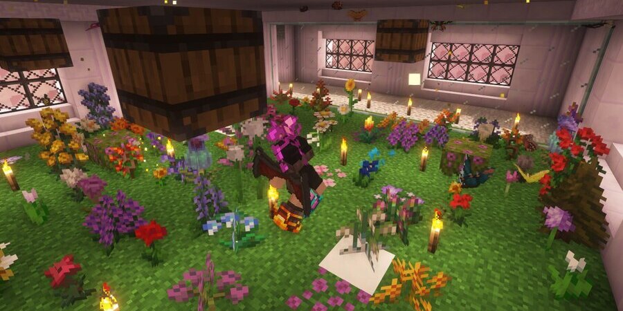 Мод в Minecraft "Society: Sunlit Valley"