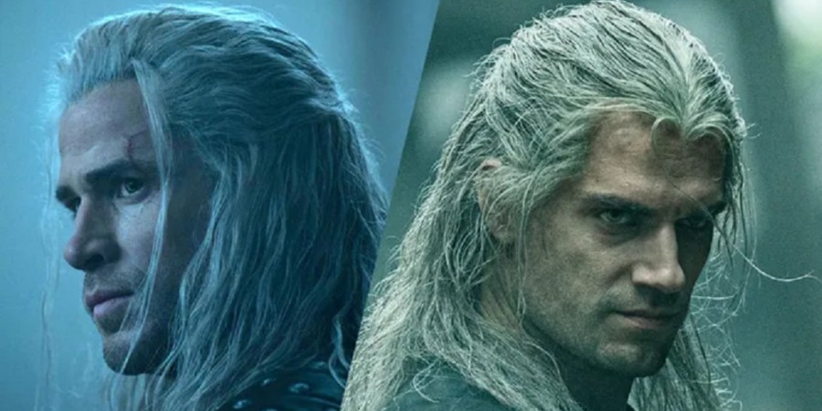 Геральта в исполнении Генри Кавилла на Лиама Хемсворта