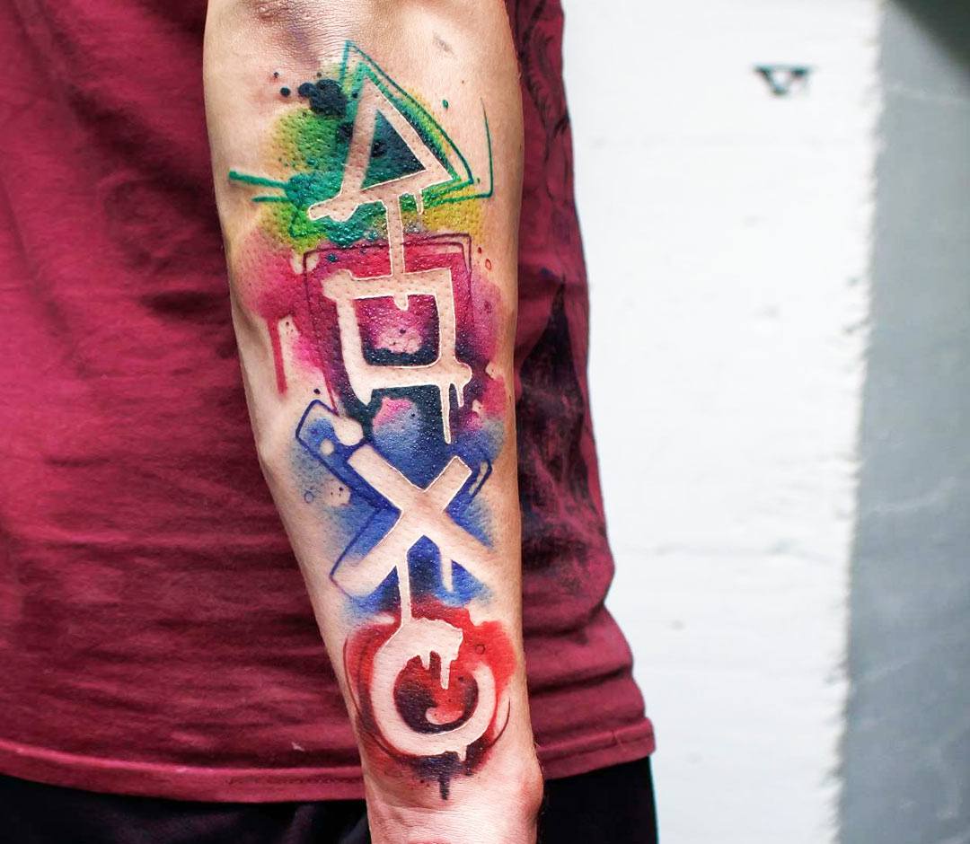 tattoo playstation symbols
