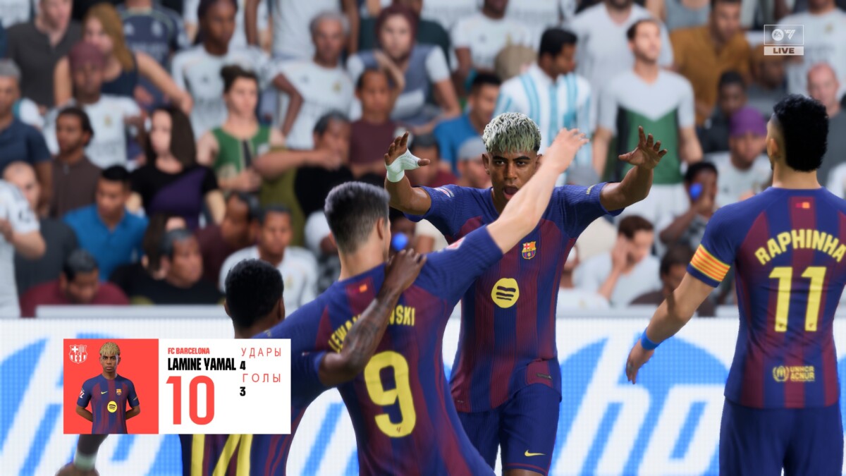 Празднование Ямаля в EA FC 26