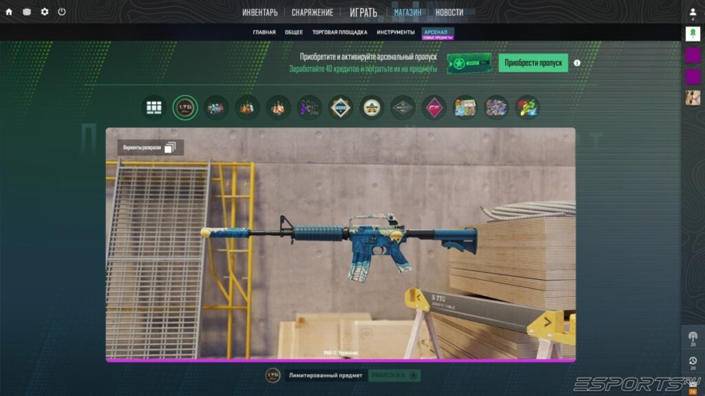 Арсенальный пропуск 