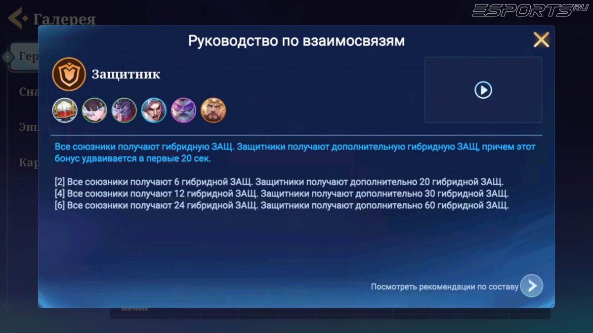 Какие роли есть в Magic Chess: Go Go