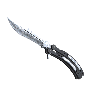 Нож-бабочка | Дамасская сталь