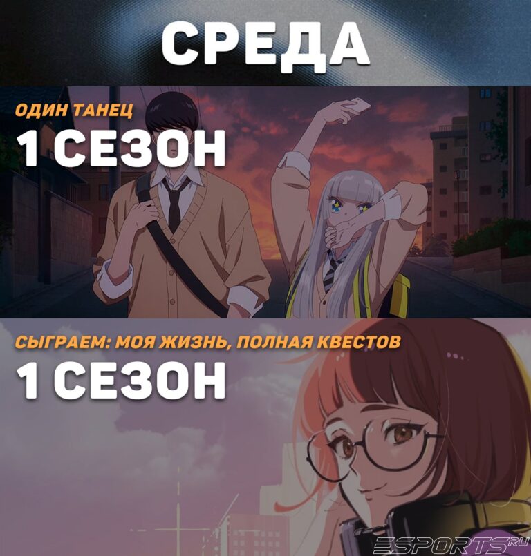 Расписание аниме-среда