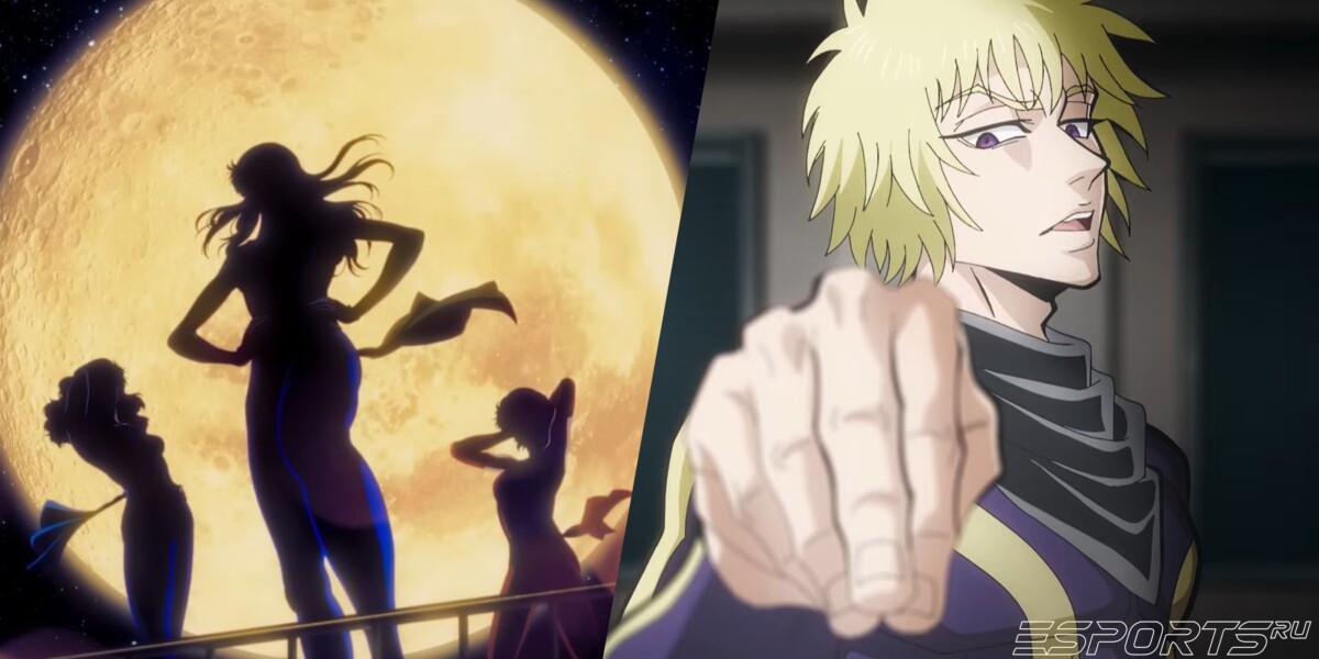 Кадры из аниме Кошачий глаз  и Ниндзя и якудза 