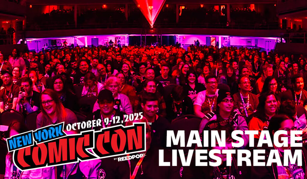New York Comic Con 2025 обложка стрима главной сцены
