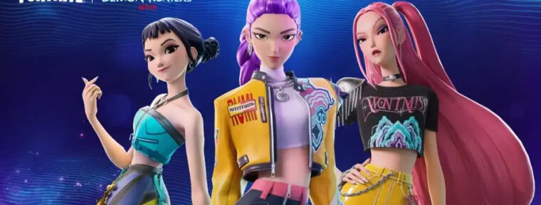 В Fortnite вышла коллаборация с мультфильмом «Кей-поп-охотницы на демонов»