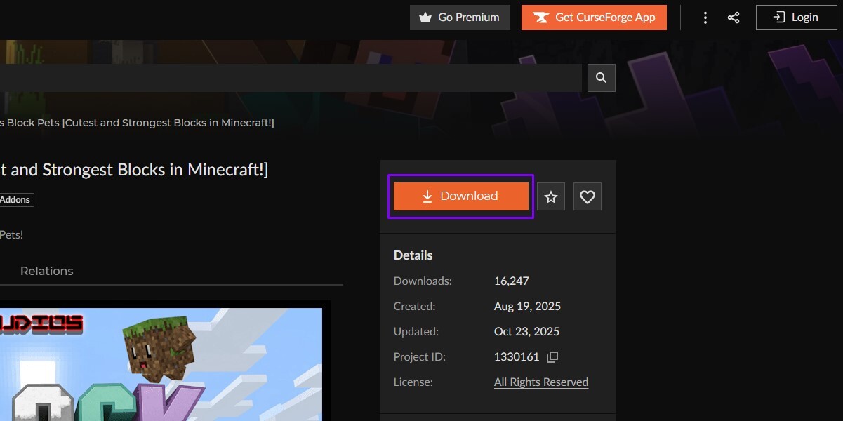 curseforge downloads